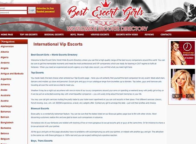 Best-escortgirls.com Escort Website services